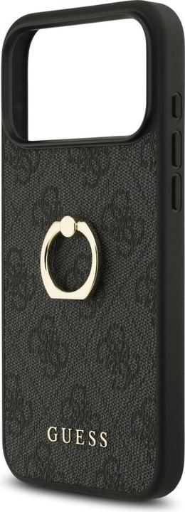Actual product image Guess - Hardcase 4G Ring Stand (GUHCP17X4GMRGR) - iPhone 17 Pro Max - Black (Apple iPhone 17 Pro Max)
