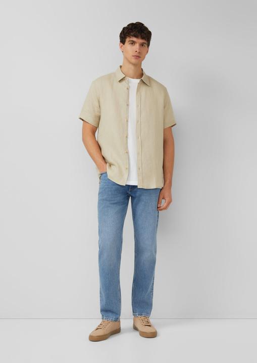 Immagine prodotto s.Oliver Regular Fit: Leichtes Leinenhemd mit Kentkragen (M)