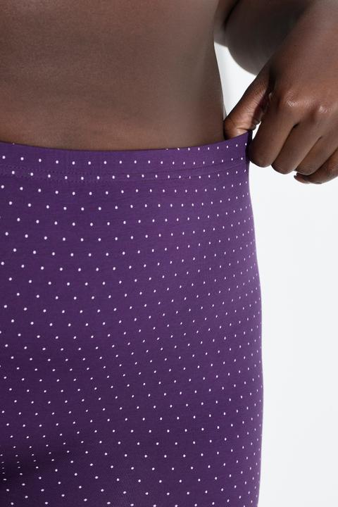 Immagine prodotto Ulla Popken Pantaloncini anti-sfregamento in confezione da tre con pizzo e design a pallini (46, 48)