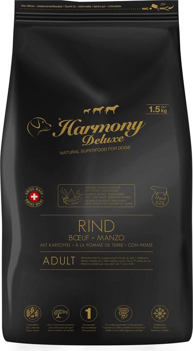 Image du produit Harmony Croquettes semi-humides Dog Deluxe Adult Beef (Adulte, 1 pcs, 1500 g)