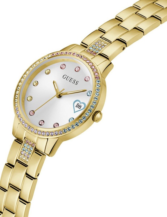 Actual product image Guess Three of Hearts (Analogue wristwatch, 34 mm)