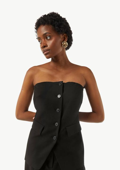 Immagine prodotto Comma Bluse Korsage mit Pattentaschen und Knopfleiste (40)