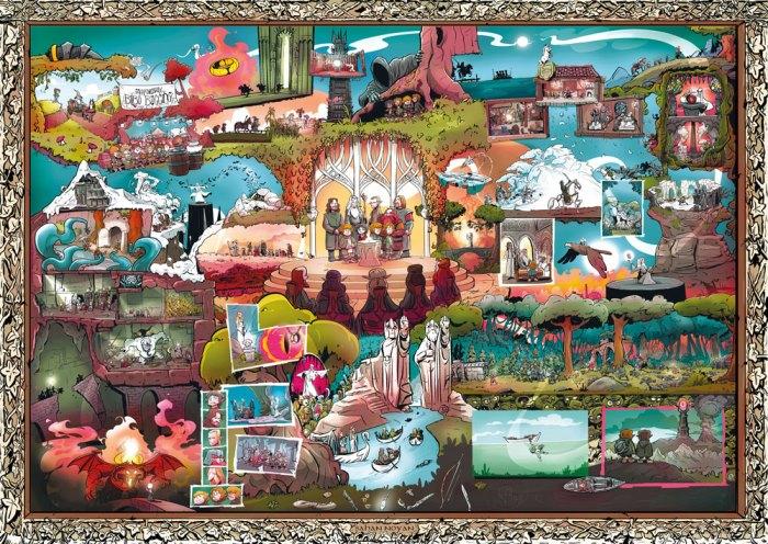 Actual product image Magnolia Puzzle 1000 pieces The Beginning of the Legend (1000 pieces)