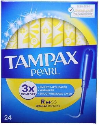 Tampax PEARL tampón regular 24 uds (24 x)