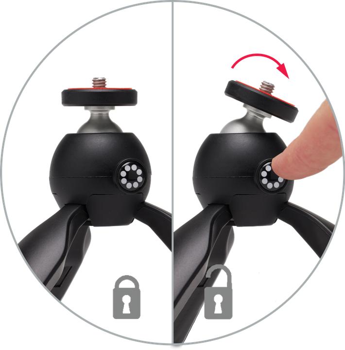 Produktbild Joby HandyPod 2 Black (Kunststoff, Metall)