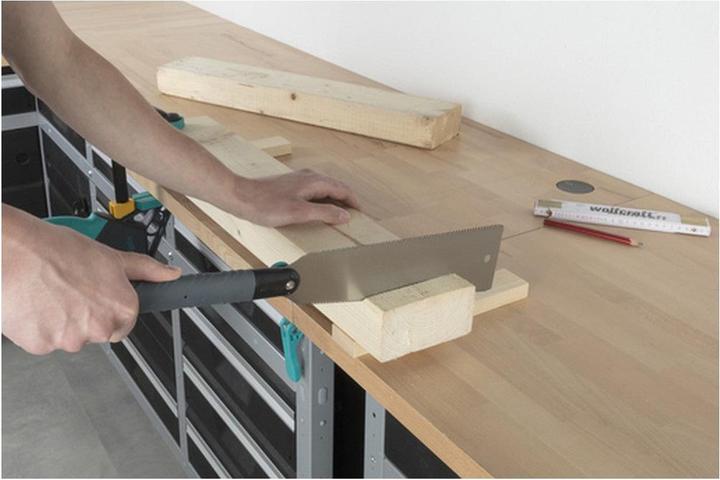 Produktbild wolfcraft 1 Japansäge doppelseitig verzahnt 240mm