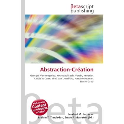 Abstraction-Création, Fachbücher