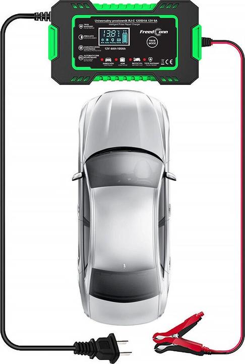 Actual product image RJ Tianye Prostownik akumulatorowy RJ-C 120501A 12V 6A (12V, 6 A)