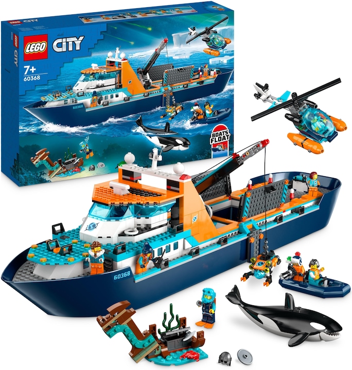 Produktbild LEGO Arktis-Forschungsschiff (60368, LEGO City)