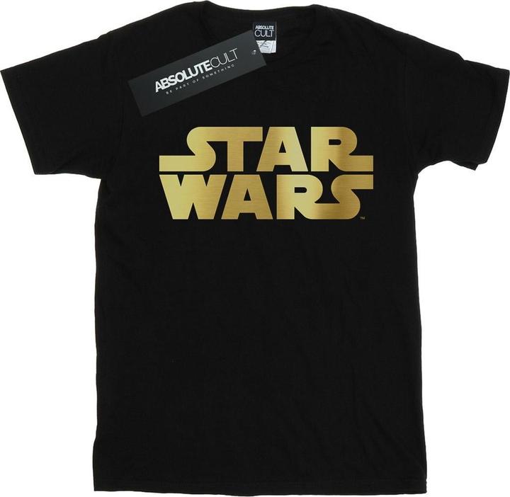 Immagine prodotto Star Wars Gold Logo Maglietta Uomo (S)