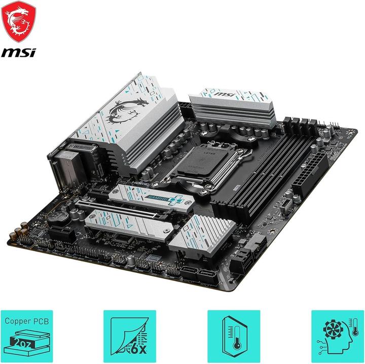 Image du produit MSI AM5 B650M GAMING PLUS WIFI M-ATX (AM5, AMD B650, mATX)