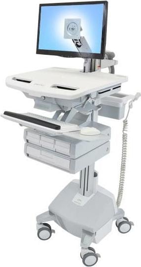 Ergotron Trolley voor LCD-scherm/toetsenbord/muis/CPU/notebook/barcodescanner (open architec