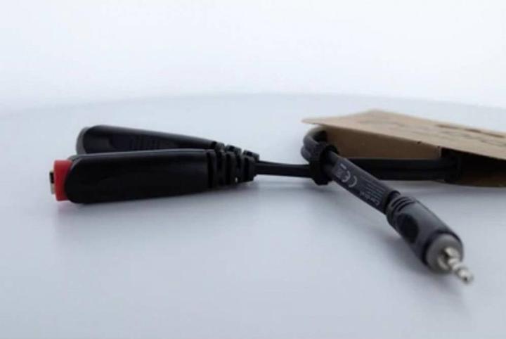 Image du produit Cordial 14892 Klinke Audio Y-Adapter (1x Klinkenstecker 3.5 mm - 2x Klinkenbuchs (0.30 m)