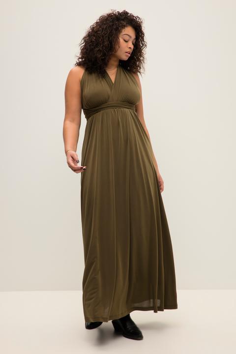 Produktbild Studio Untold Jersey-Wickelkleid, Maxilänge, Rock in A-Line, ärmellos (50, 52)
