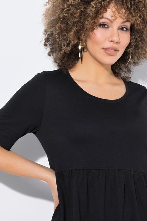 Produktbild Ulla Popken T-Shirt, A-Linie, elastische Naht, Rundhals, Halbarm (46, 48)
