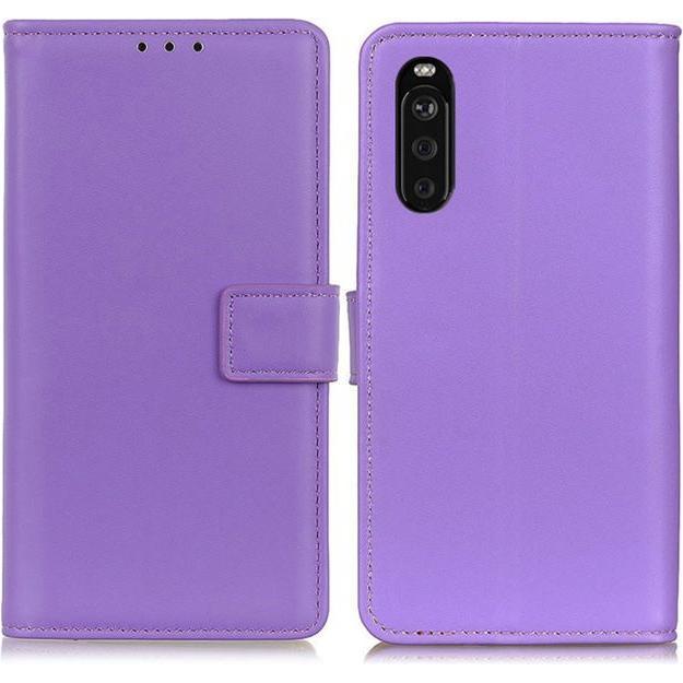 Thumbnail - MU Classic Classic II Leder Bookcover Series (Sony Xperia 10 III), Smartphone Hülle, Violett