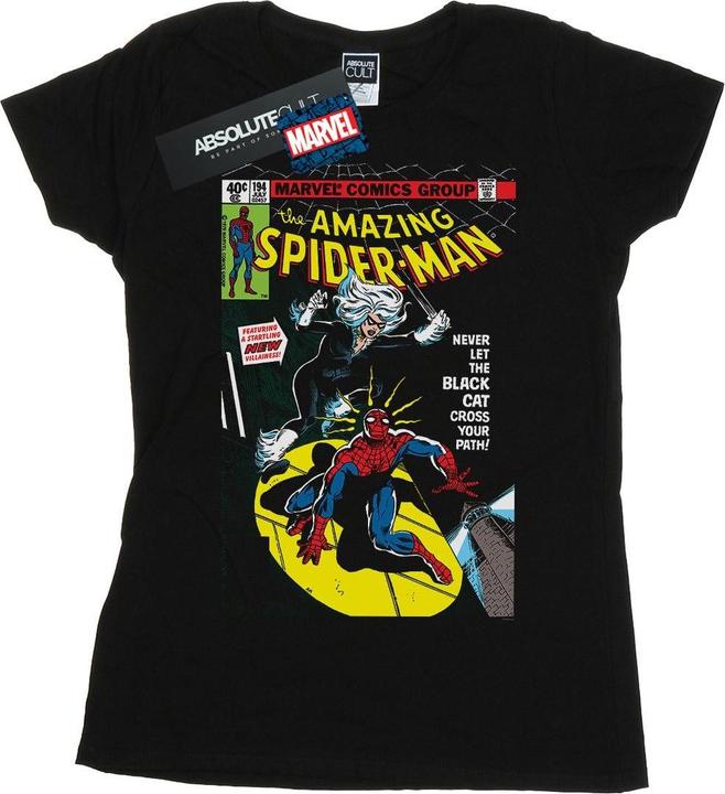 Immagine prodotto Spider-Man Black Cat Cover Maglietta Donna (M)