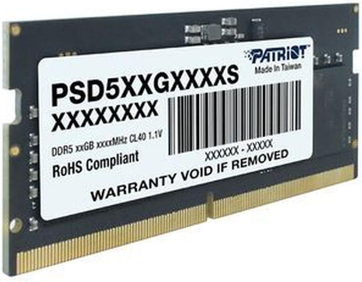 Produktbild Patriot Signature PSD516G560081S memory module GB DDR5 (1 x 16GB, 5600 MHz, DDR5-RAM, SO-DIMM)