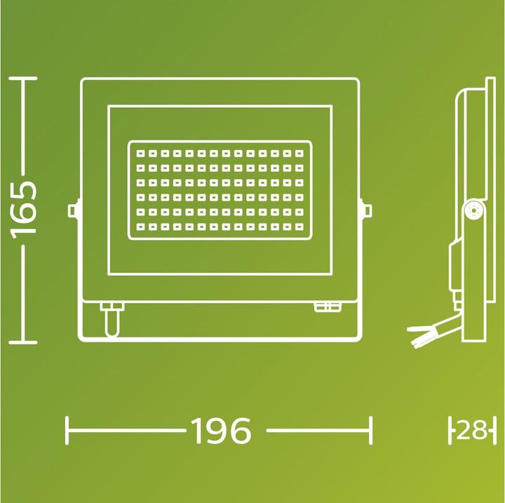 Actual product image Philips Outdoor Flutlicht Lois (4750 lm, IP65)