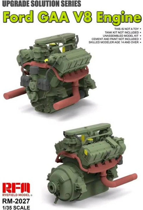 Actual product image Rye Field Model Ford Gaa V8 Engine