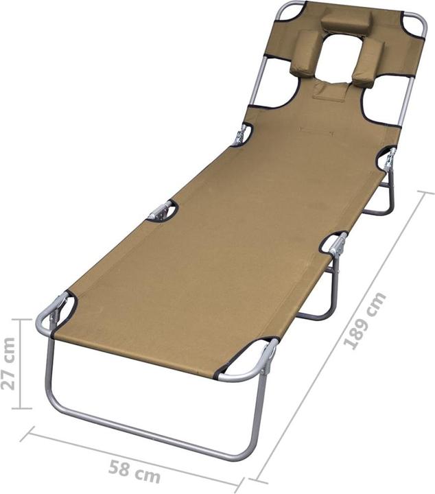 Immagine prodotto vidaXL Sonnenliege (189 cm)