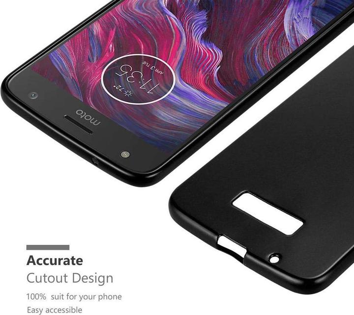 Image du produit Cadorabo Couverture métallique mate TPU (Motorola Moto X4)