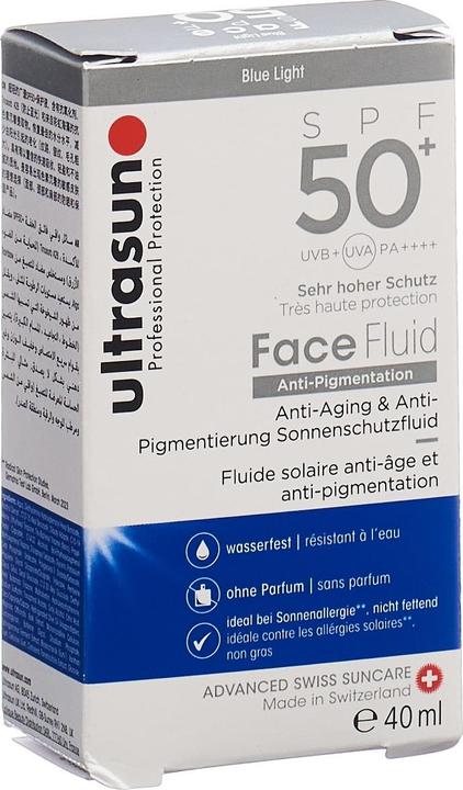 Actual product image Ultrasun Face Fluid Anti-Pigment (Sun cream face, SPF 50, 40 ml, 69 g)