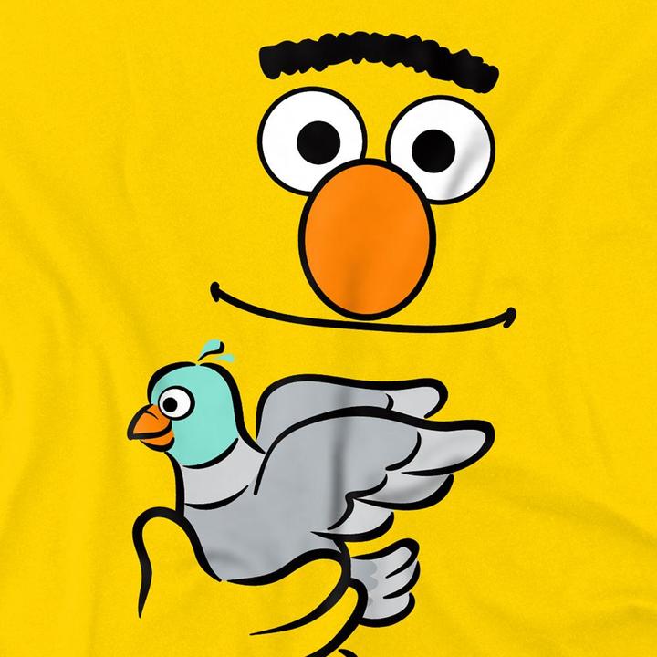 Immagine prodotto Holding Pigeon Maglietta Bert Adulto Unisex (M)