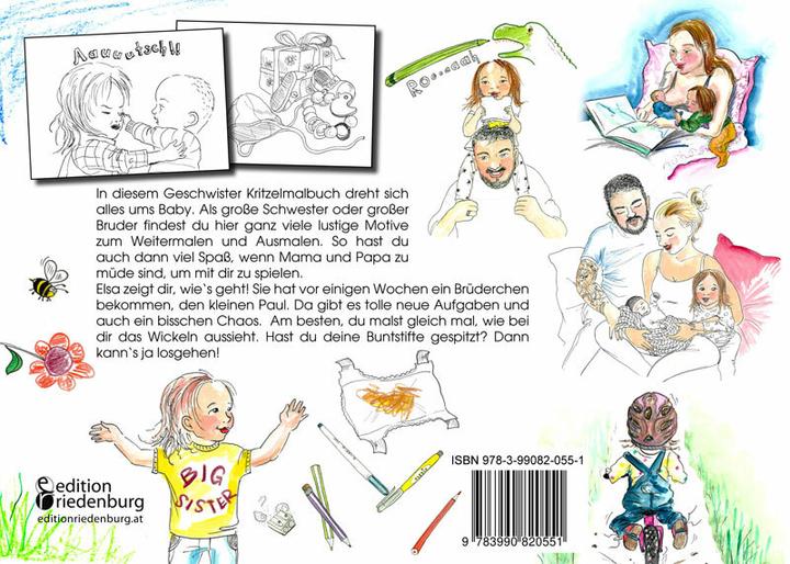 Immagine prodotto Il libro da colorare per fratelli e sorelle maggiori a partire dai 3 anni di età