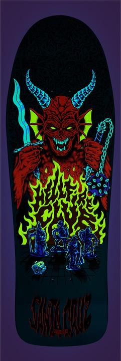 Produktbild Santa Cruz Stranger Things Hellfire Pit (10.07")