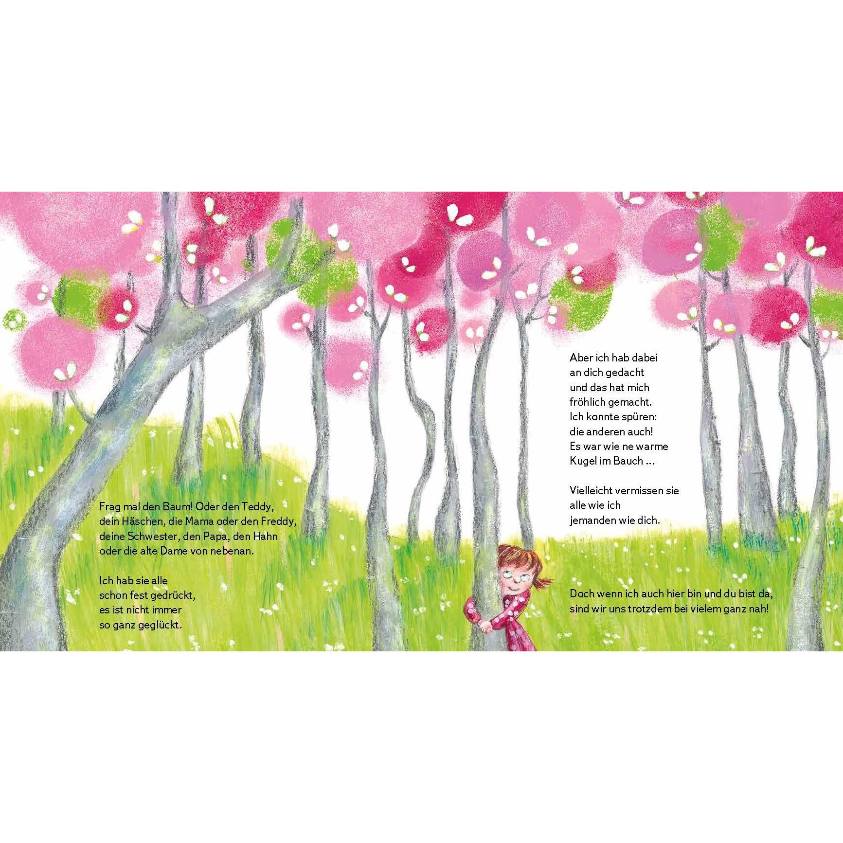 Thumbnail - Ich bin hier und du bist da und trotzdem sind wir uns ganz nah, Kinderbücher von Marlene Fritsch, Fariba Gholizadeh