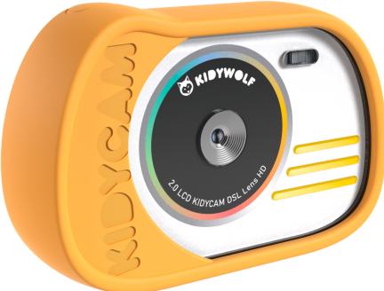 Actual product image Kidywolf Photo and video camera yellow