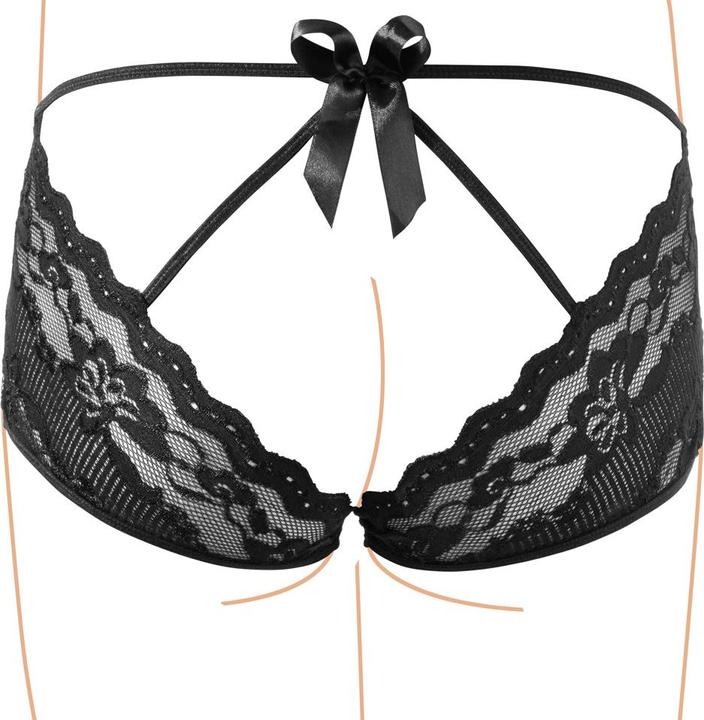 Produktbild Cottelli Collection Spitzen Panties pofrei (L)