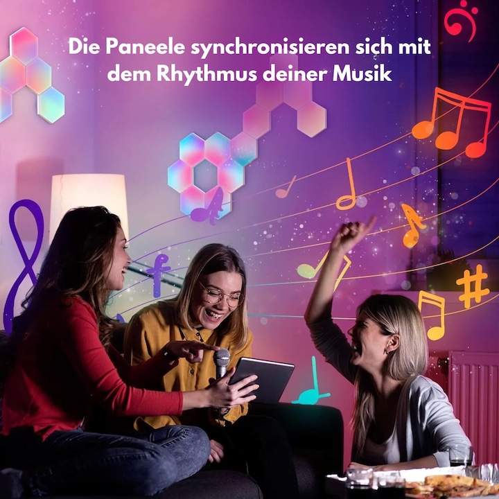 Produktbild Hermex Hexagon-Lichtpaneele