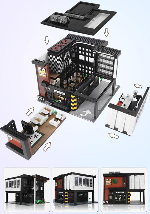 Actual product image Mould King Coffee house