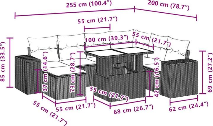 Produktbild vidaXL Clarissa
