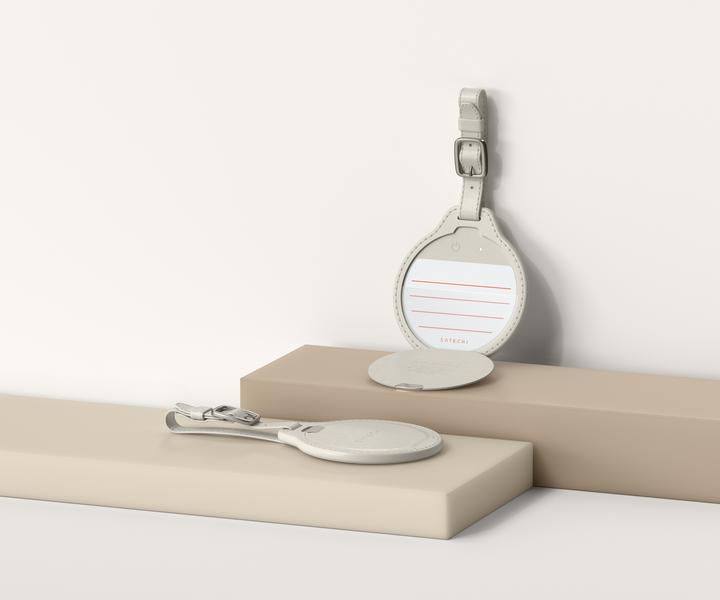Produktbild Satechi Vegan-Leather FindAll Luggage Tag Sand (Apple, iOS, Mac OS)