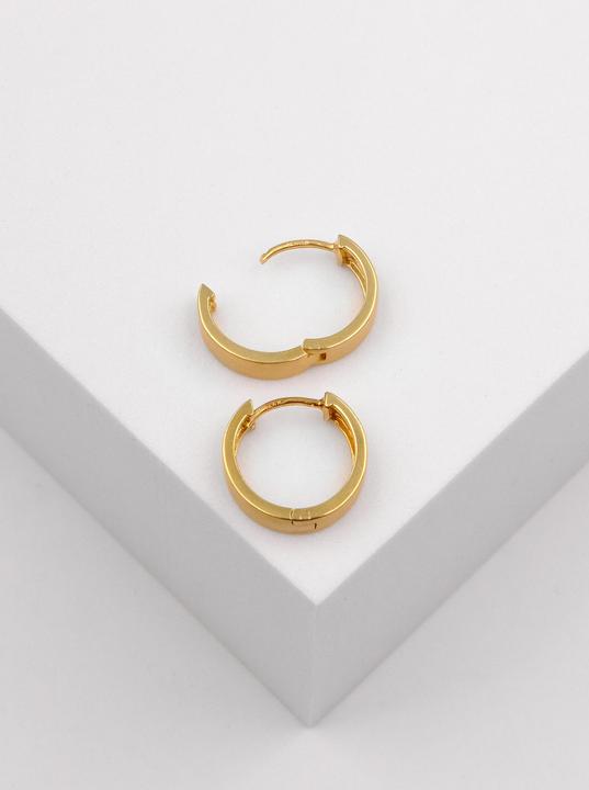 Actual product image Muau Creoles (750/18K yellow gold)