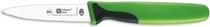 Immagine prodotto Piazza Atlantic Chef coltello spelucchino con lama seghettata 8 cm verde