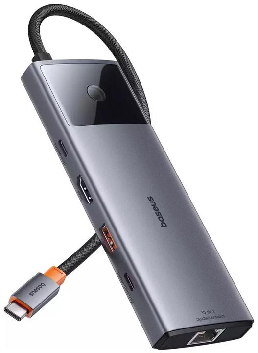 Image du produit Baseus 10in1 Hub Metal Gleam II Series (USB-C, 10 Ports)