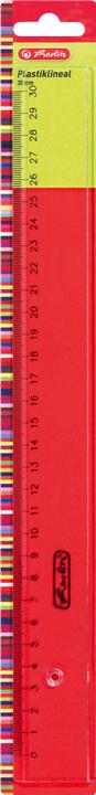 Actual product image Herlitz Herl ruler plastic transp. (30 cm, Plastic)