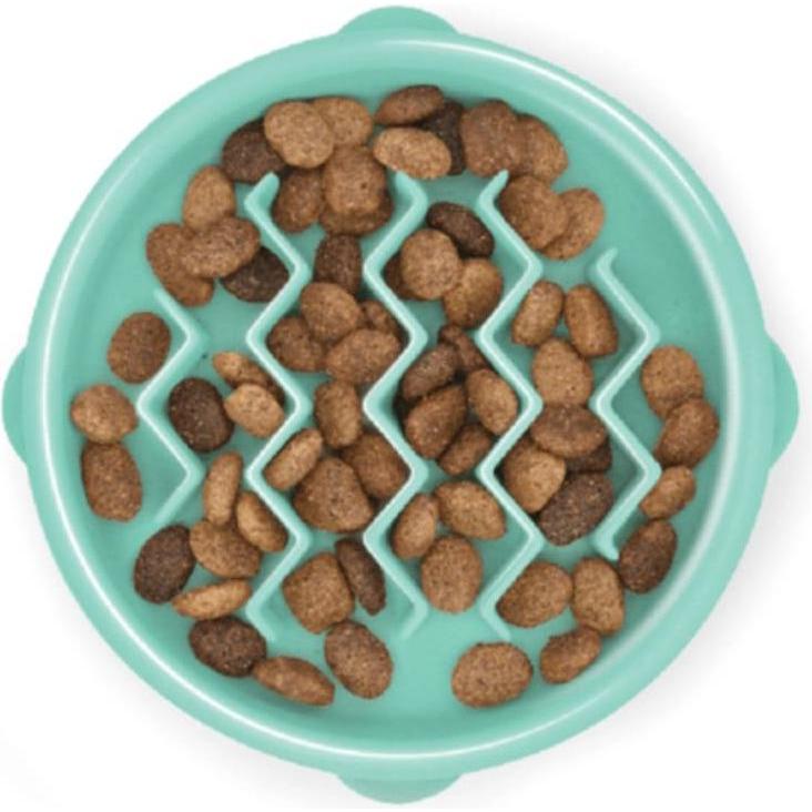 Outward Hound Mangeoire lente pour chiens Slo Bowl Vague XS Menthe