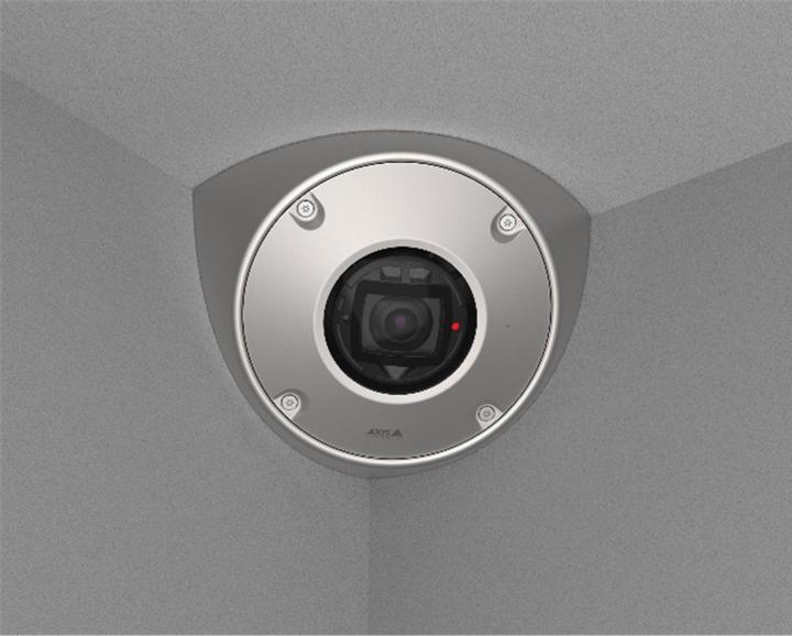 Actual product image Axis Network camera Q9216-SLV stainless steel (2304 x 1728 pixels)