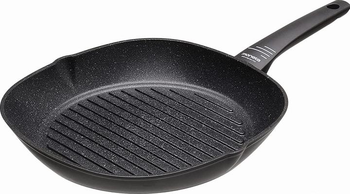 Actual product image Moneta Currency Zeus Induction Sandwich Maker, Aluminium, Grey, 28/28 cm (Frying pan, Aluminium)