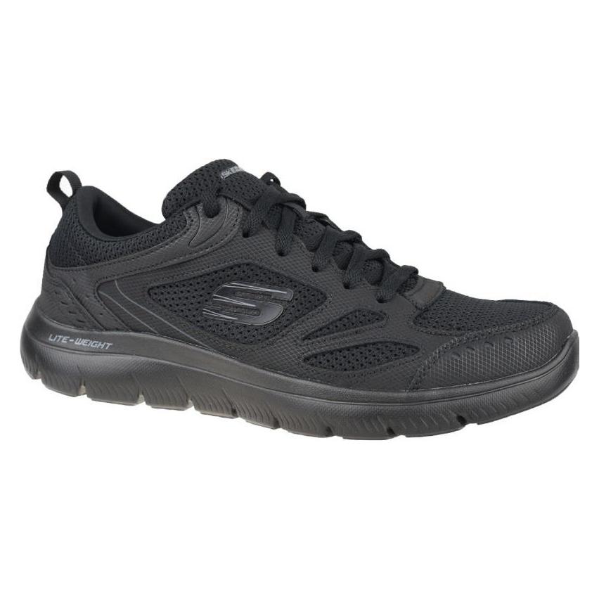 Skechers, Mannen, Sneakers, Toppen-zuidkant 52812-Bbk *191665793229, Zwart, (46)