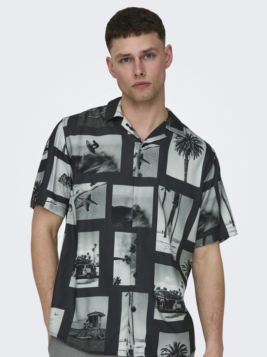 Produktbild Only & Sons Normal geschnitten Hemdkragen Hemd Hemd (L)