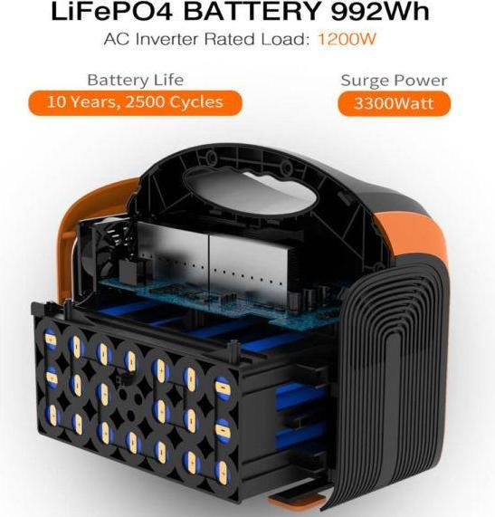 Produktbild Rätikon Batterien Power Station (992 Wh, 11 kg)