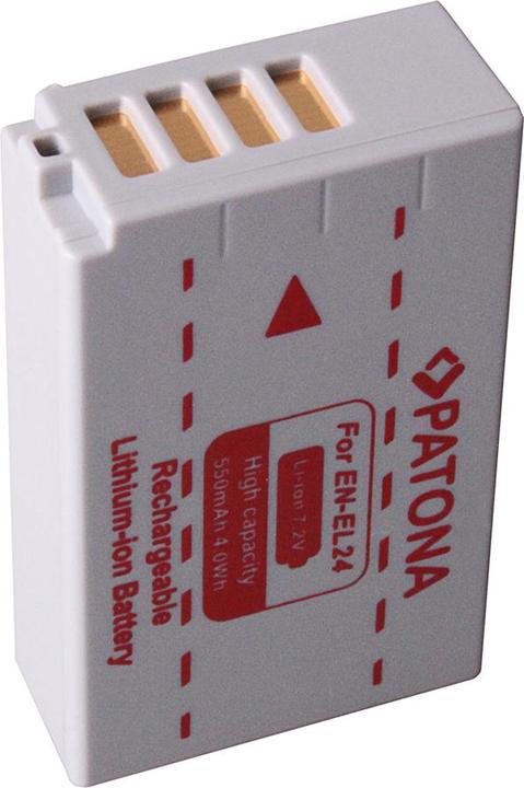 Actual product image Patona Battery EN-EL24, 550 mAh / 7.2V (Camera battery)