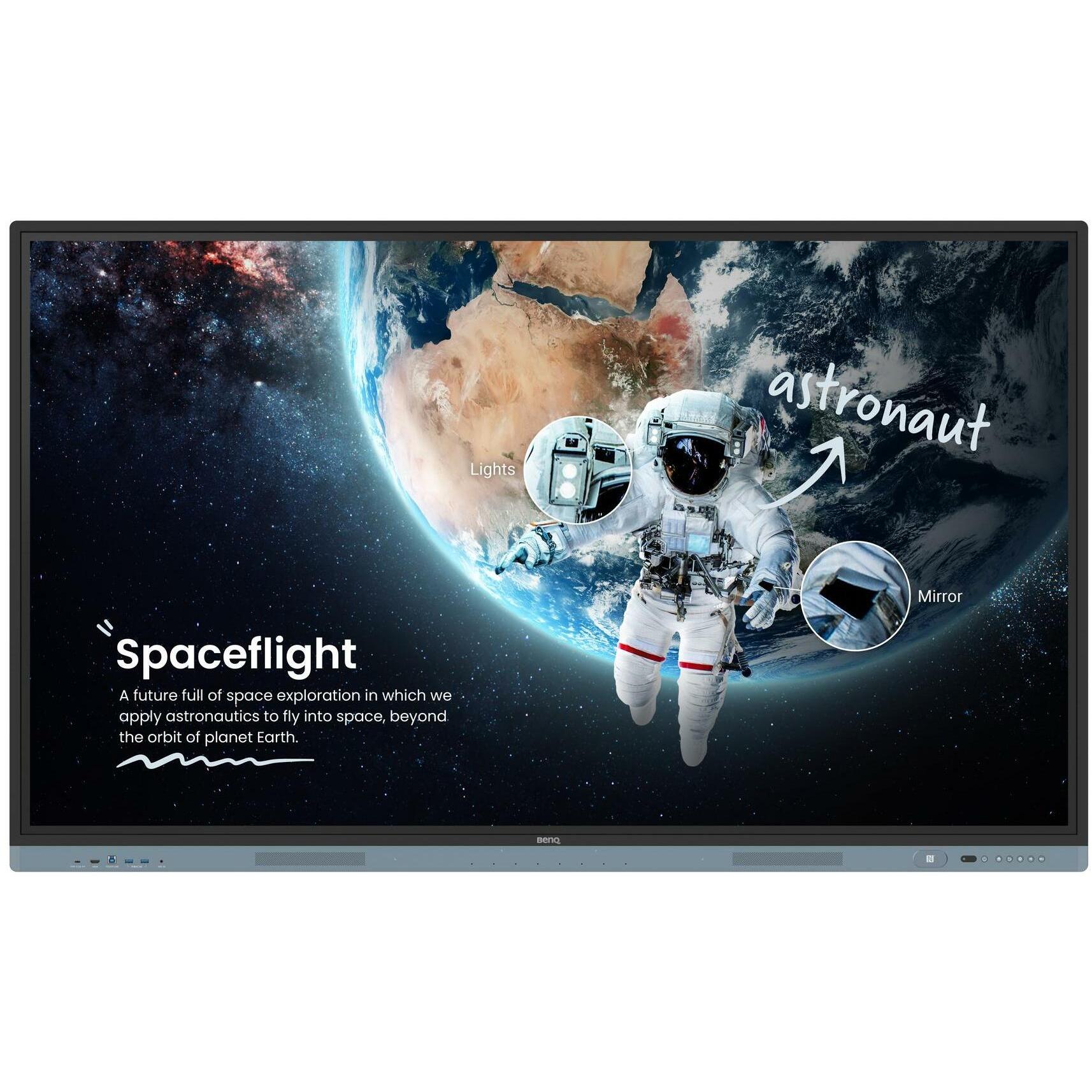 BenQ RM7504 75IN 4K DIRECT LED (3840 x 2160 Pixel, 75"), Digital Signage, Schwarz