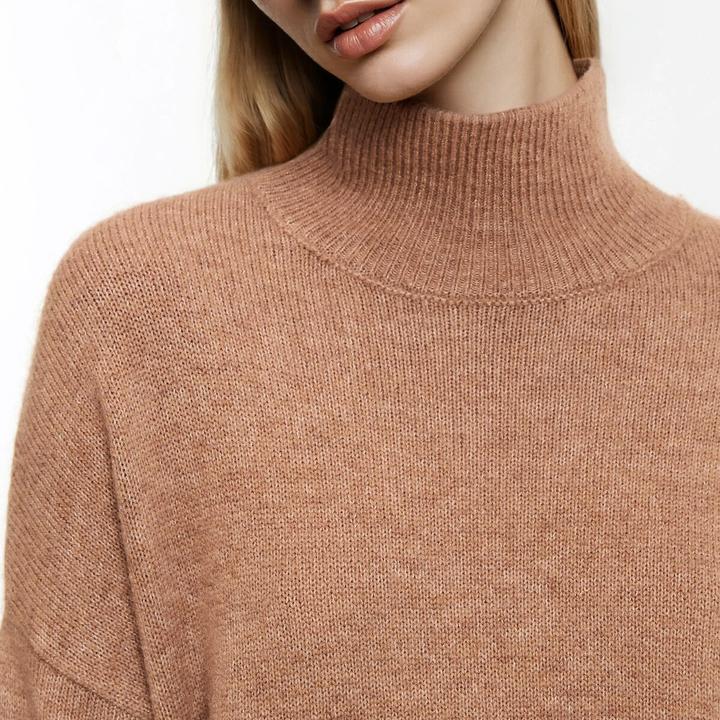 Actual product image La Redoute Collections Kurzes Strickkleid mit langen Ärmeln (XL)